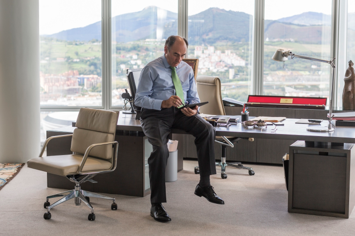 Ignacio Galán. Executive Chairman of Iberdrola, in his office - © Iberdrola
